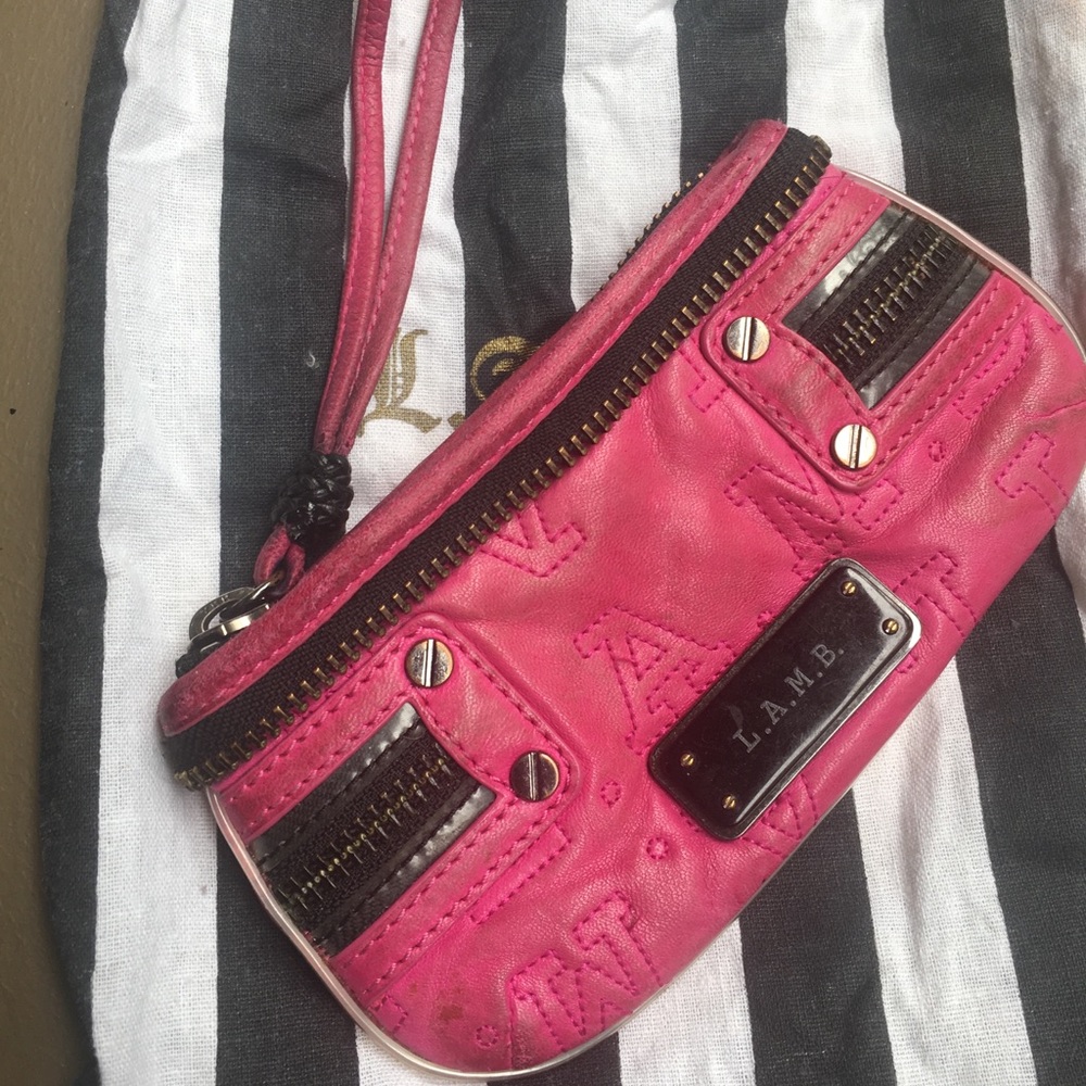 🐑 SOLD 🐑 L.A.M.B. Wrist wallet Pink